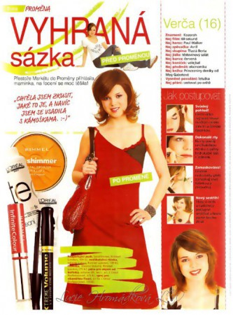 Proměna časopis Dívka 2004