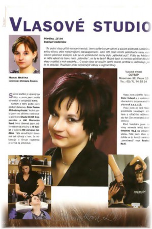 Líčení proměn pro studio Olymp