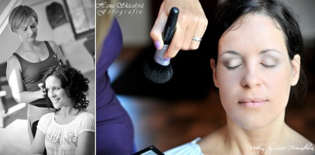 Kompletní zřízení a realizace svatby včetně líčení a účesu atd s koordinací svatebního dne.