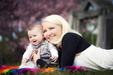 Foto make-up a vlasy na rodinní focení-má práce.