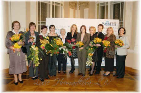 Líčení na 4 ročnících Zdravotní sestra roku.